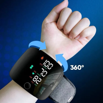 Wrist Medical Digital Blood Pressure Monitor Watch Automatic Wrist Blood Pressure Monitor Watch